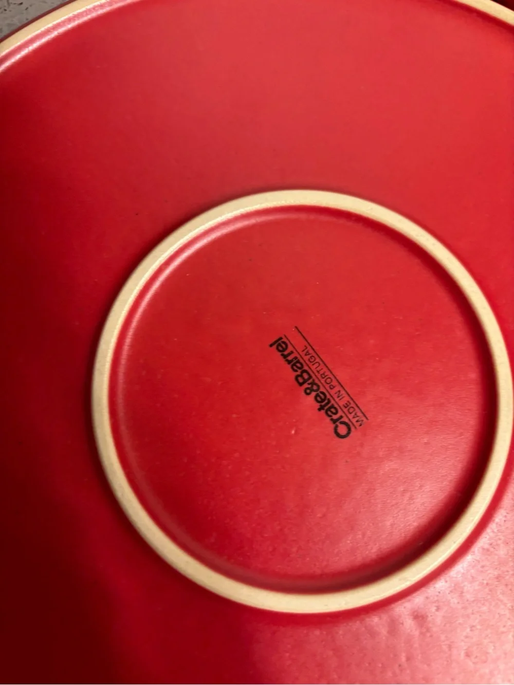 Bold Red Dinner Plates - Set of 2 Crate & Barrel